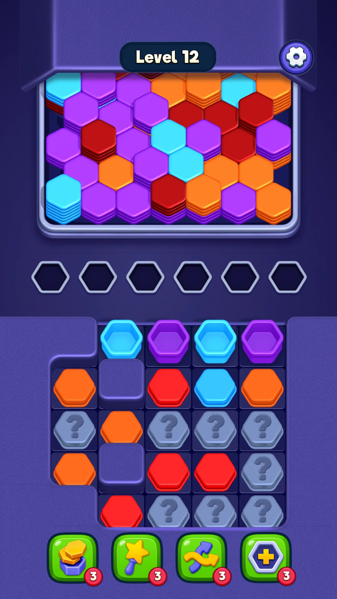 Hexa Fall: Color Sort screenshot