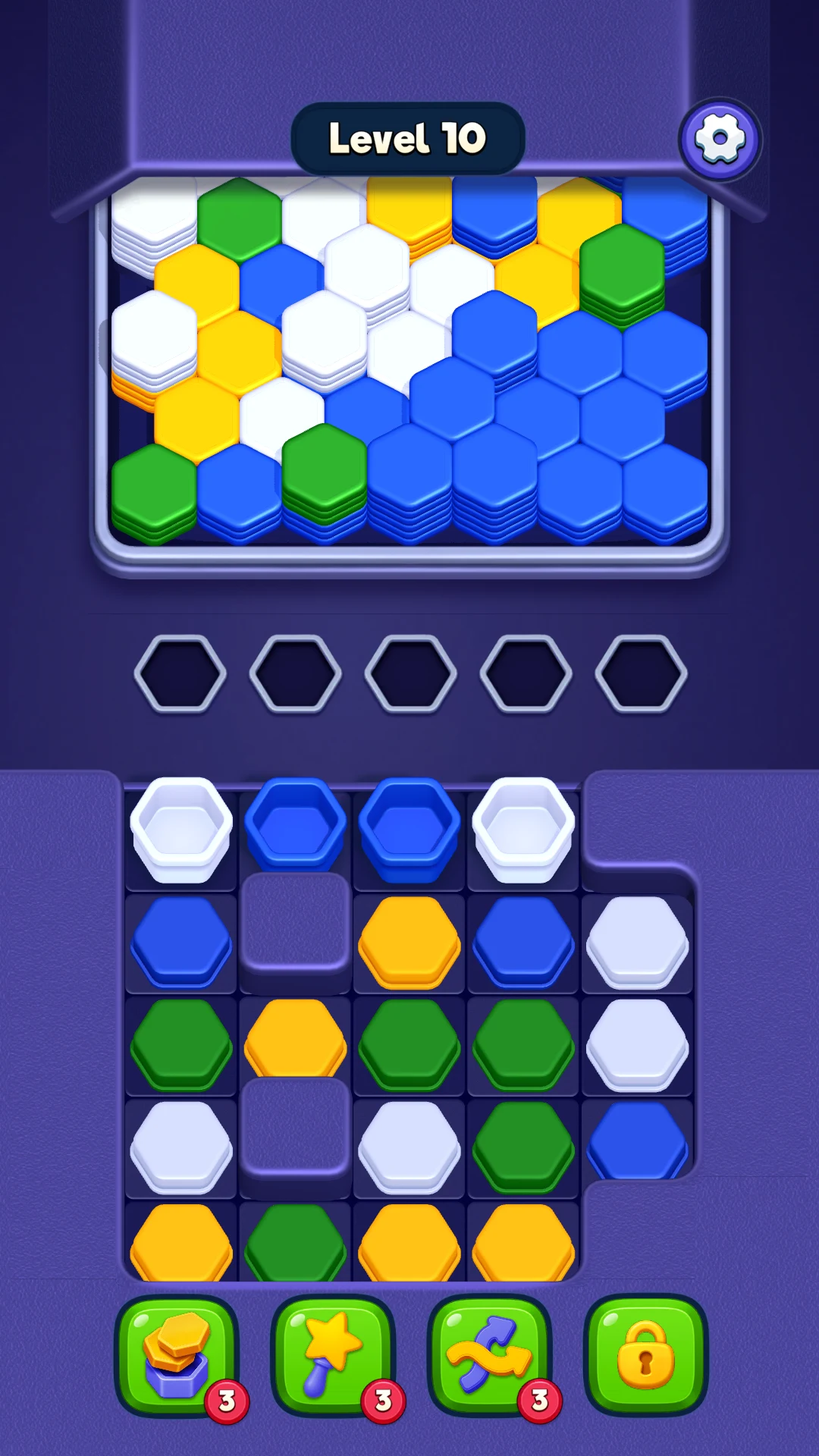 Hexa Fall: Color Sort screenshot
