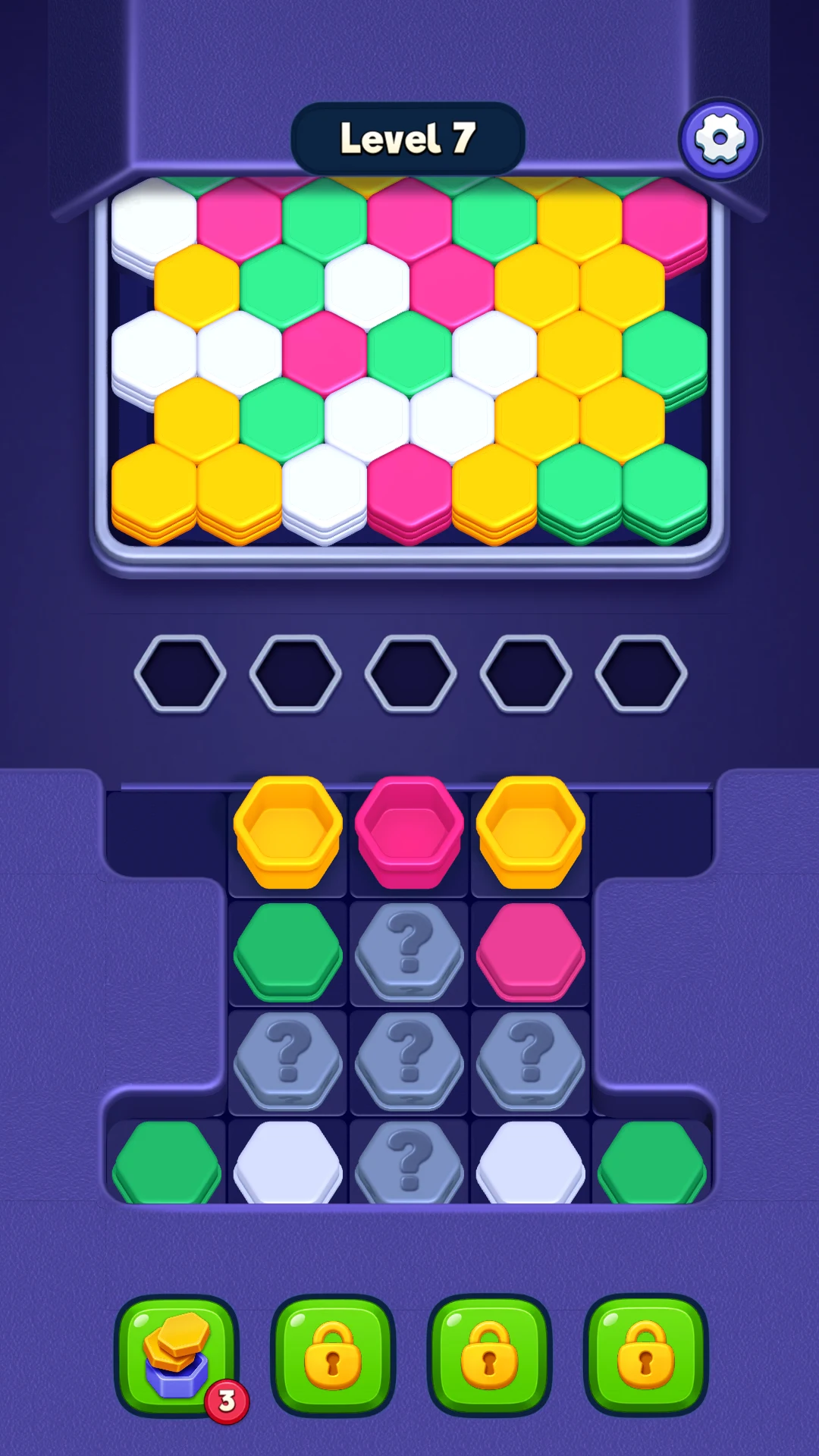 Hexa Fall: Color Sort screenshot